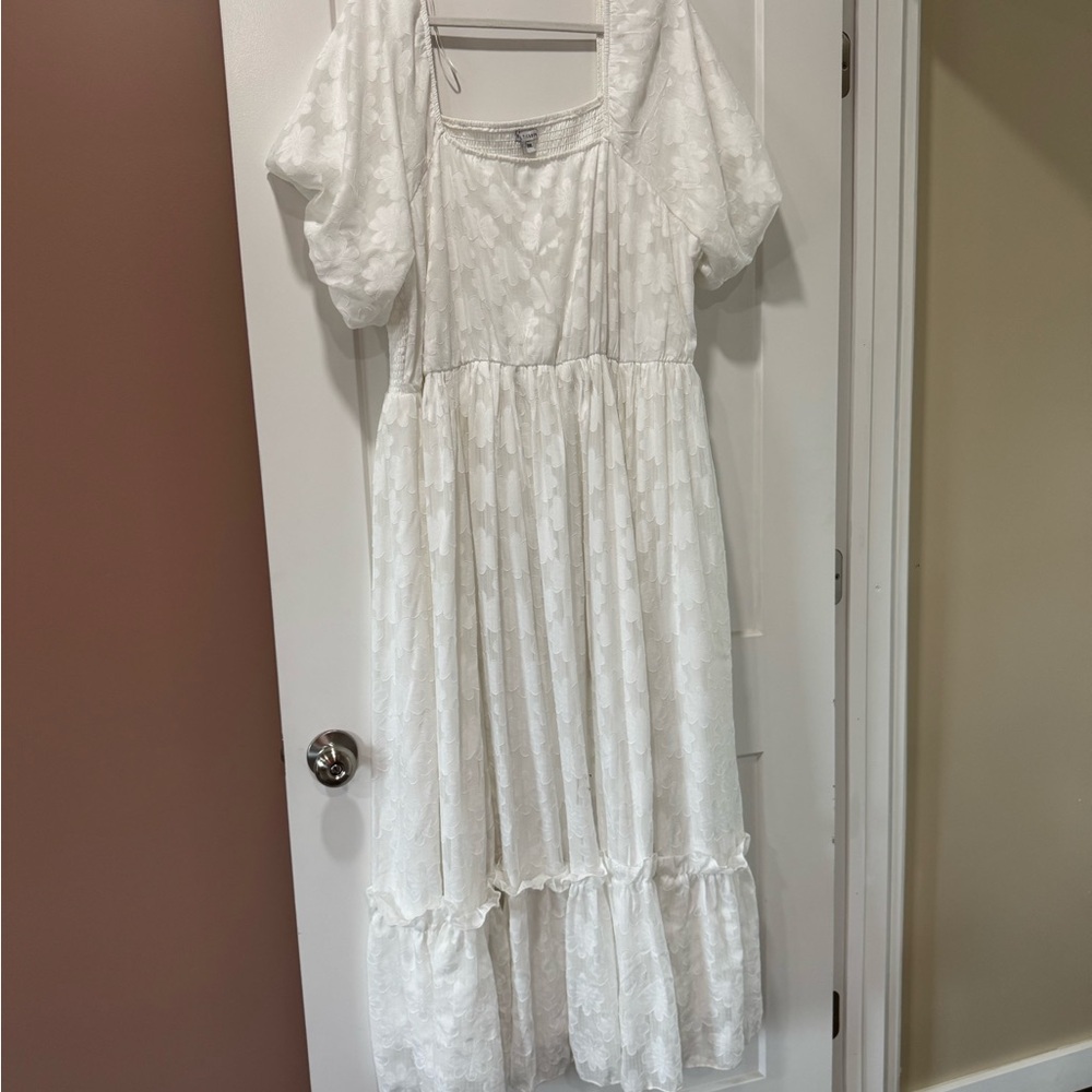Baltic Born Ivory Textured Dress